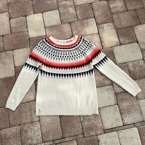 BODEN wool/cashmere Fair Isle sweater
